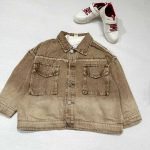 ست دو تیکه دخترانه کت جین و بلوز2تا 7سال - تصویر 4