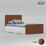 تخت خواب یک نفره اعیان مدل FH813 سایز 120x200 سانتی متر - تصویر 13