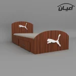 تخت خواب یک نفره مدل FH460 طرح اسپرت سایز 90x200 سانتی متر - تصویر 10