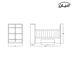 تختخواب کودک مدل FH340 - تصویر 12