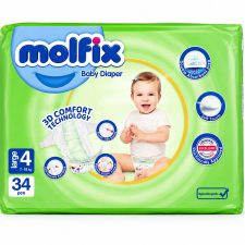 پوشک مولفیکس ایرانی سایز4 (34عددی) molfix