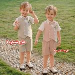ست لباس مجلسی بچگانه پسرانه طرح لئونارد 5 تکه - تصویر 7