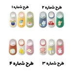 جوراب بچه گانه عروسکی فضایی مجموعه 3 عددی - تصویر 5