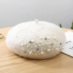 کلاه بچه گانه فرانسوی مدل برت مروارید - تصویر 6