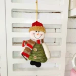 آویز درخت کریسمس طرح آدم برفی - تصویر 2