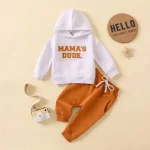 هودی شلوار بچگانه طرح Mamas Dude - تصویر 2