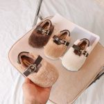 کفش بچگانه دخترانه خز طرح آنجلا - تصویر 2
