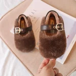 کفش بچگانه دخترانه خز طرح آنجلا - تصویر 8