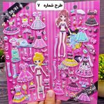 برچسب استیکر سه بعدی طرح باربی کوچولو - تصویر 5