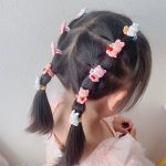 کش مو بچگانه فانتزی طرح خرگوشی مجموعه 10 عددی - تصویر 2