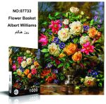 پازل 1000 تکه رونیز مدل سبد گل
