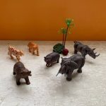 اسباب بازی فیگور 6 تایی حیوانات وحشی