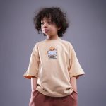 تیشرت بچگانه طرح کتاب باز کرم سایز45,50 - تصویر 4