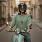 تیشرت زنانه لانگ طرح وسپاگرل سایز فری (پنبه ضمانتی) در 7 رنگ - تصویر 7