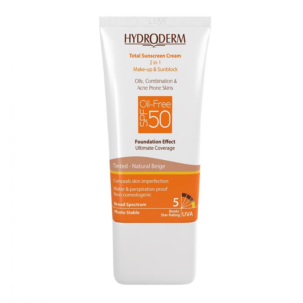 unnamed-file-4.jpg ضد آفتاب بژ طبیعی فاقد چربی SPF50 هیدرودرم (40 میل) - تصویر 1