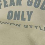 تیشرت بچگانه طرح Fear  گندمی سایز 50,55,70 - تصویر 3