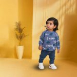 بلوز بچه گانه آستین بلند طرح دایناسور وارداتی - تصویر 6
