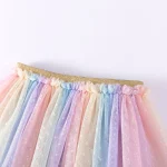 تاپ دامن دخترانه Little Maven طرح پری دریایی با دامن رنگین کمان (مناسب 2 تا 8 سال) - تصویر 6