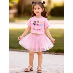 تاپ دامن دخترانه برند Little Maven طرح بالرین Love to Dance (مناسب 18 ماه تا 8 سال) - تصویر 3