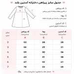 پیراهن دخترانه مجلسی طرح سه بالرین پرنسسی با دامن توری (مناسب 2 تا 8 سال) - تصویر 7