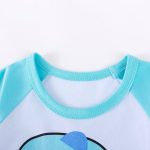 ست تیشرت و شلوارک پسرانه برند little  maven طرح تمساح عینکی (مناسب 2 تا 7 سال) - تصویر 3