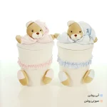 ست سطل و جادستمال اتاق کودک طرح خرس نانان مدل FBF - تصویر 29