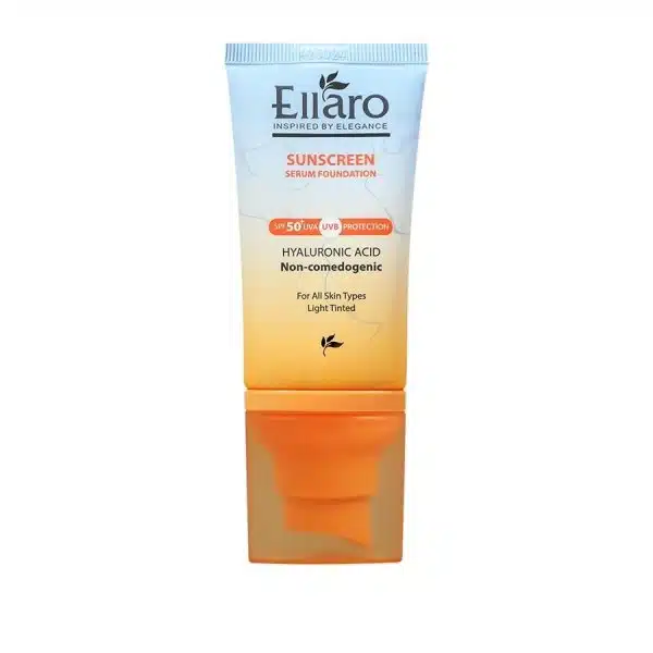 سرم ضد آفتاب کرم پودری الارو رنگی روشن SPF50 (40 میل)
