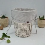 سطل زباله نی نی سیس مدل حصیری گلدوزی - تصویر 10