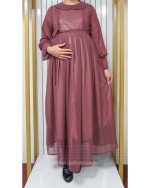 پیراهن بارداری حریر ماریا - تصویر 2