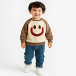 هودی بچگانه زمستانی طرح لبخند