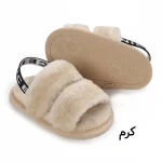 پاپوش نوزادی خز دار دو ردیفه - تصویر 2