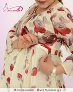 پیراهن بارداری حریر آنیل - تصویر 4
