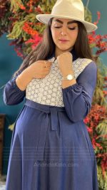 پیراهن بارداری و شیر دهی نیلا - تصویر 7