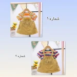 پیراهن بچه گانه دخترانه رنگین کمان پیشی - تصویر 6