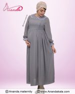پیراهن بارداری حریر ماریا - تصویر 5