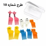چنگال میوه کودک طرح حیوانات فانتزی - تصویر 18
