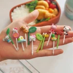 چنگال میوه کودک طرح حیوانات فانتزی - تصویر 4