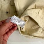 کت تک کتان بچه گانه خارجی کرم با طرح گلابی - تصویر 5