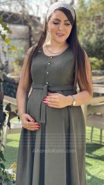 کت و سارافون بارداری گندم - تصویر 3