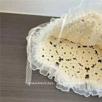 کلاه گیپوری مجلسی بچه گانه طرح دست بافت (مناسب کودکان 5 تا 15 سال) - تصویر 2
