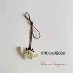 گردنبند و آویز عروسکی دست‌ساز پارچه‌ای مدل حیوانات فانتزی - تصویر 13