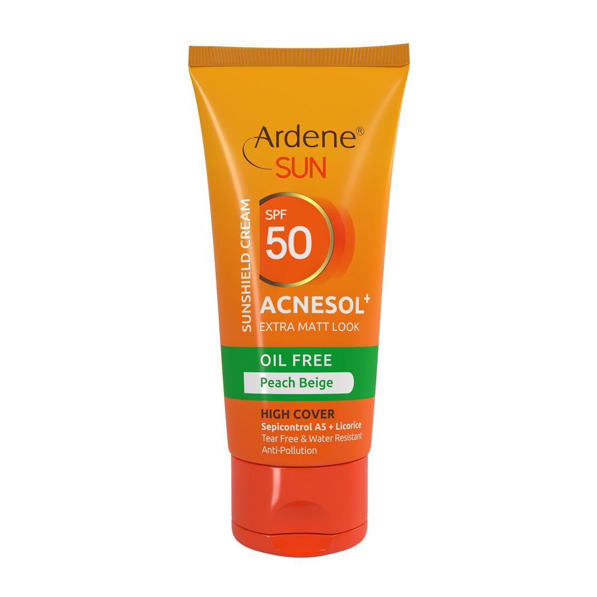 6260147705983.jpg ضد آفتاب فاقد چربی SPF50 آردن بژ هلویی پوست چرب (50 گرم) - تصویر 1