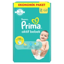 پوشک بچه سایز 2 پریما (prima) بسته 72عددی
