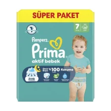 پوشک سایز 7 پریما (prima) بسته 30 عددی