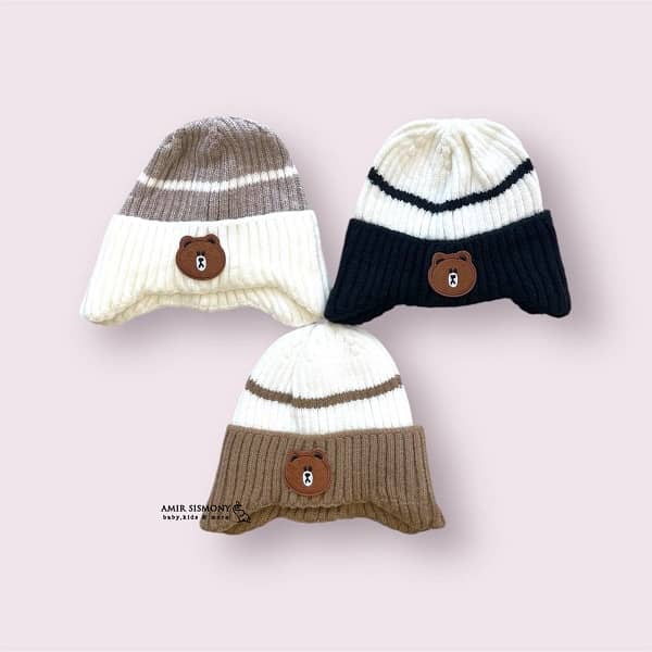 Baby-boys-teddy-hat.jpg کلاه نوزادی پسرانه بافت تدی - تصویر 1