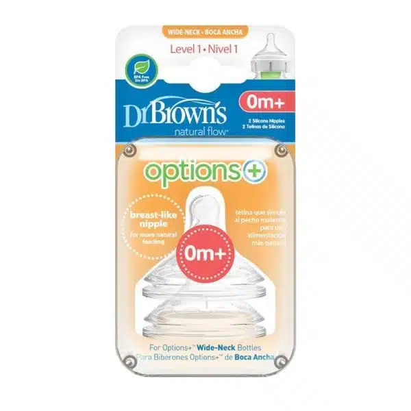 سرشيشه پهن +0 آپشن پلاس دکتر براونز +DrBrown's Options
