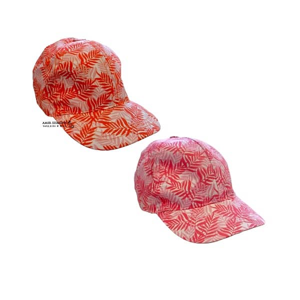 Masked-hat-with-leaf-pattern.jpg کلاه نقاب دار طرح برگ - تصویر 1