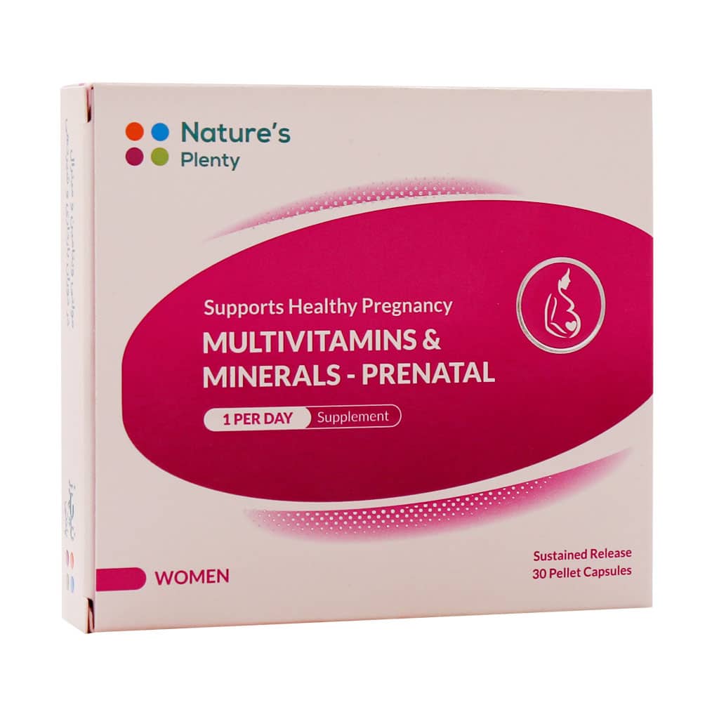 Natures-Plenty-Prenatal-Multivitamin-And-Mineral-Capsules.jpg مولتی ویتامین و مینرال در دوران بارداری نیچرز پلنتی(30عدد) - تصویر 1