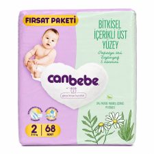 پوشک بچه سایز 2 جان به به (can bebe)بسته 68 عددی