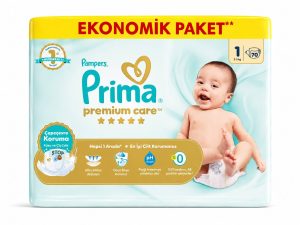 پوشک سایز 1 پریما (prima) بسته 70 عددی 